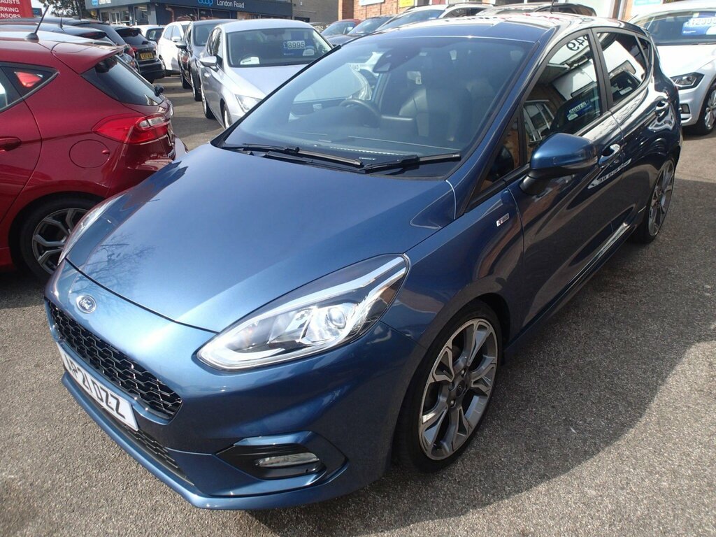Ford Fiesta 1.0T Ecoboost Mhev St-line X Edition Euro 6 Ss Blue