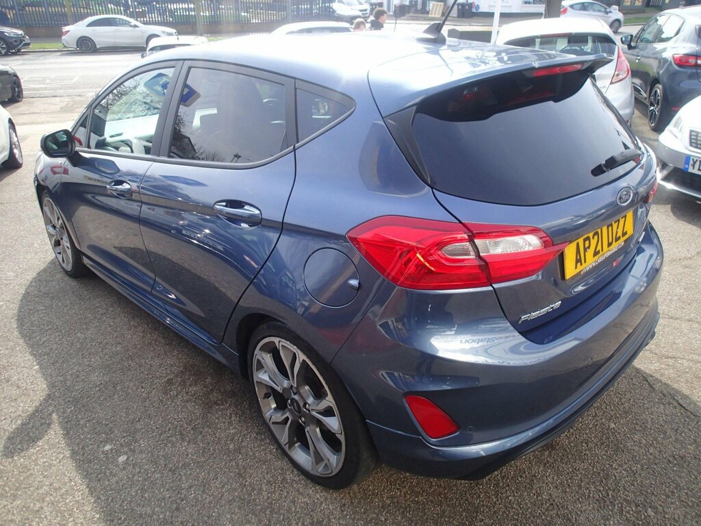 Ford Fiesta 1.0T Ecoboost Mhev St-line X Edition Euro 6 Ss AP21DZZ Blue #3