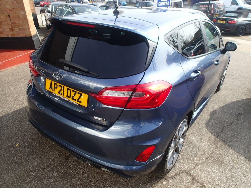 Ford Fiesta 1.0T Ecoboost Mhev St-line X Edition Euro 6 Ss AP21DZZ Blue #2