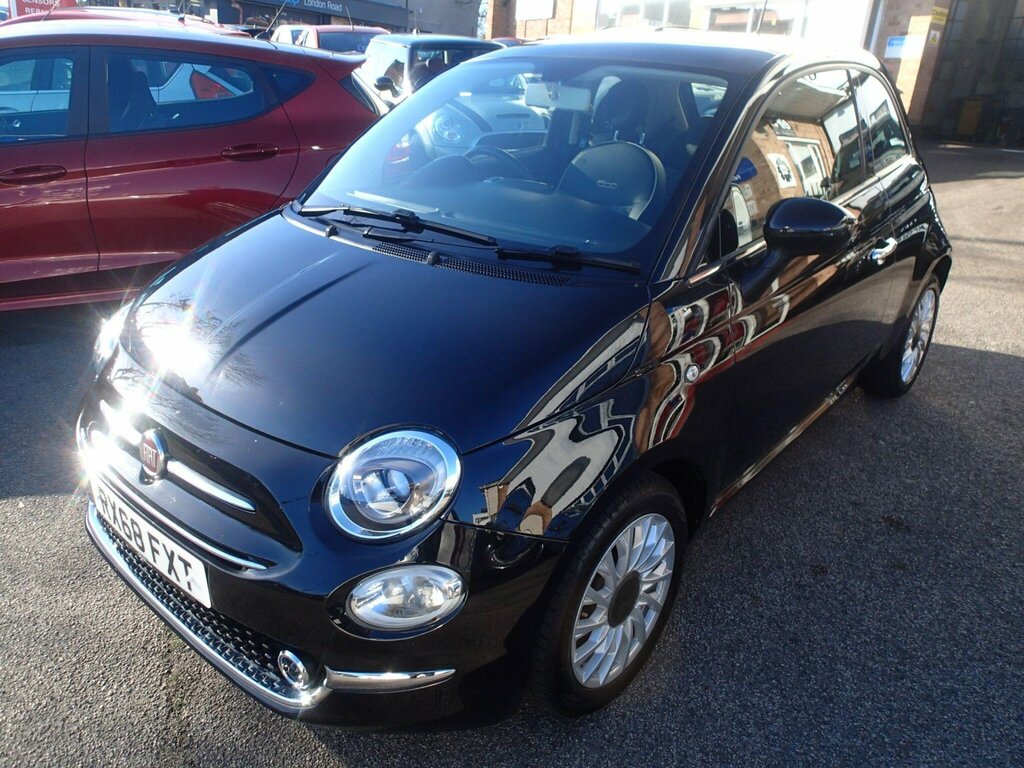 Fiat 500 1.2 Lounge Euro 6 Ss Black