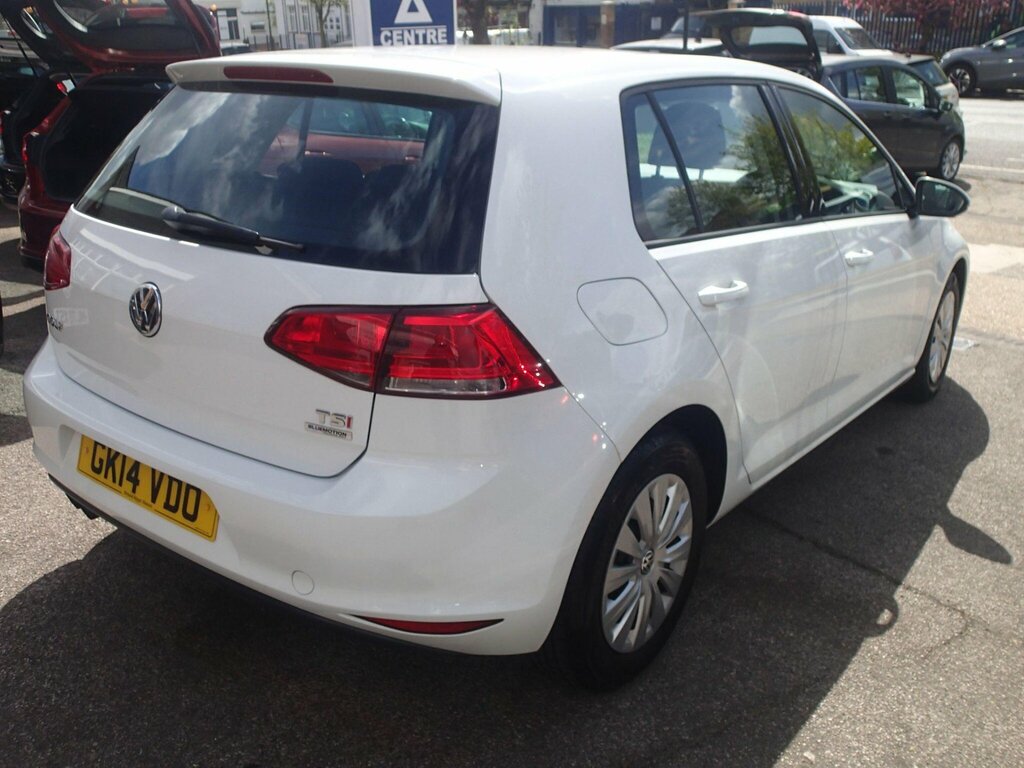 Volkswagen Golf 1.4 Tsi Bluemotion Tech S Dsg Euro 5 Ss GK14VDO White #4
