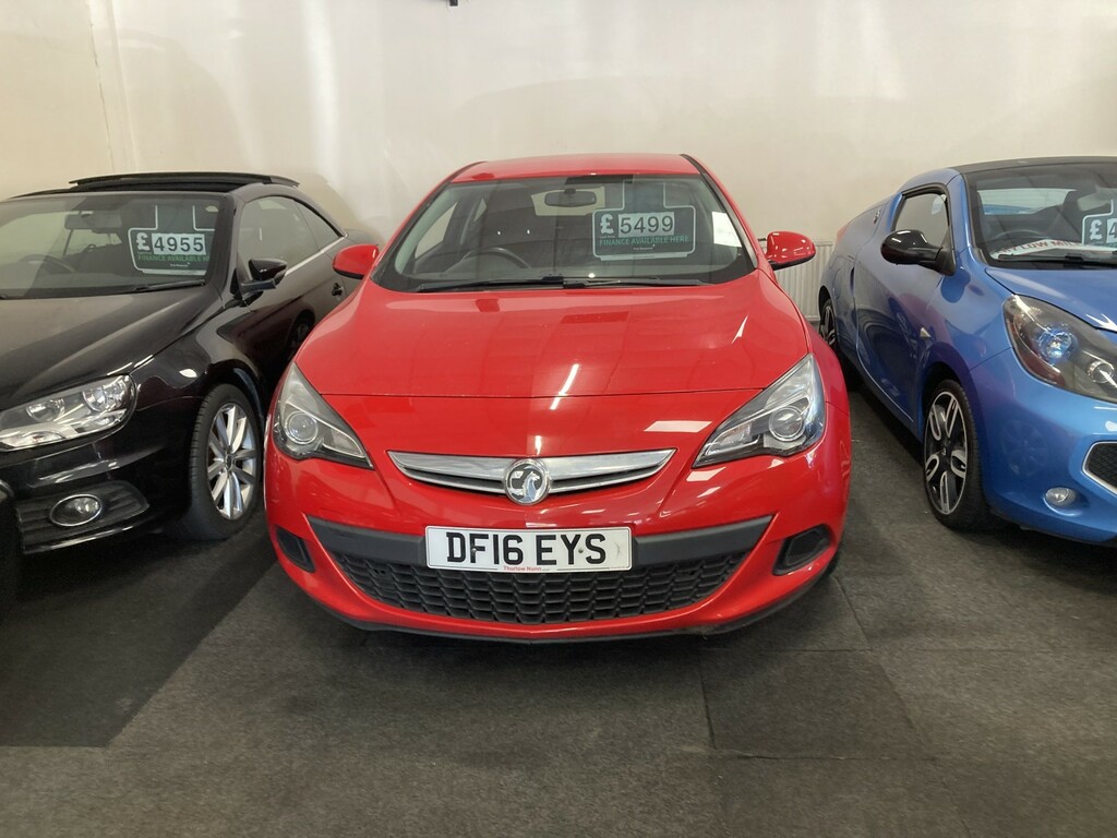Vauxhall Astra GTC 1.4 I Turbo Sport DF16EYS Red #4