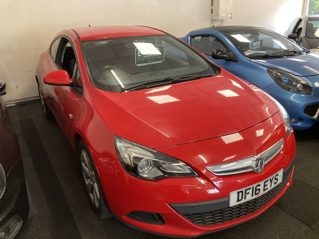 Vauxhall Astra GTC 1.4 I Turbo Sport DF16EYS Red #6