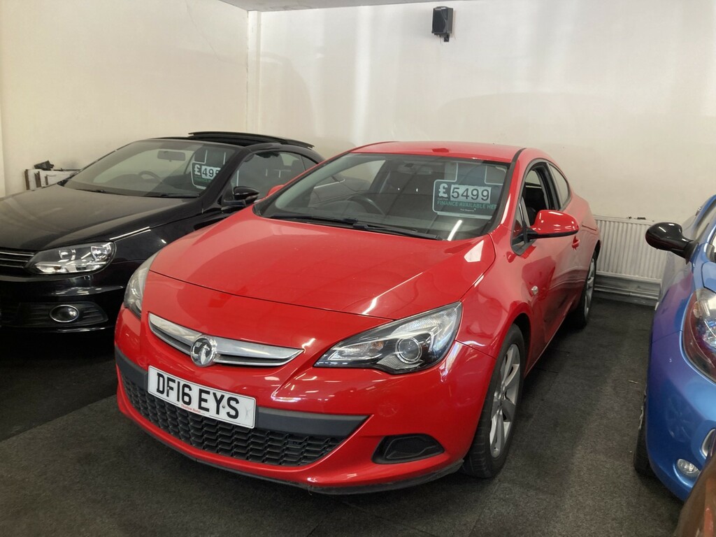 Vauxhall Astra GTC 1.4 I Turbo Sport DF16EYS Red #5
