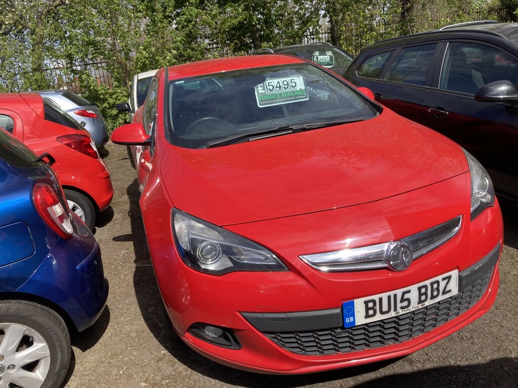 Vauxhall Astra GTC 1.4 T Sri BU15BBZ Red #3