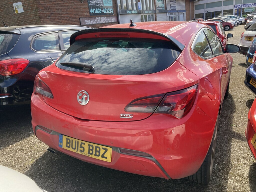Vauxhall Astra GTC 1.4 T Sri BU15BBZ Red #6