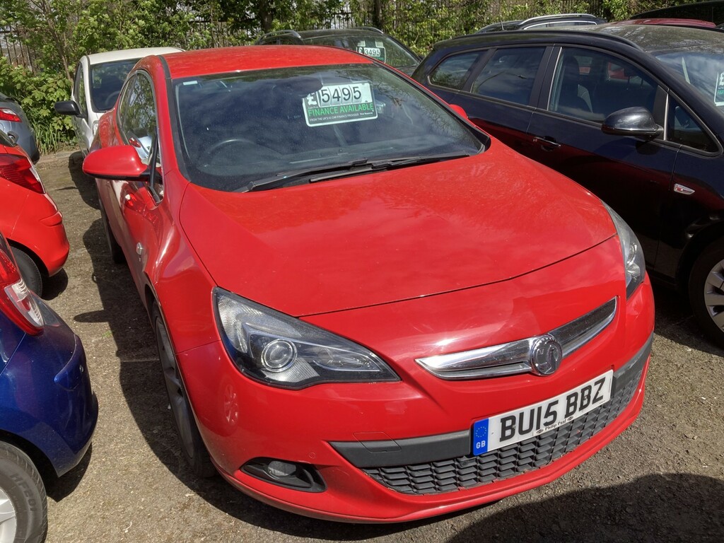 Vauxhall Astra GTC 1.4 T Sri Red