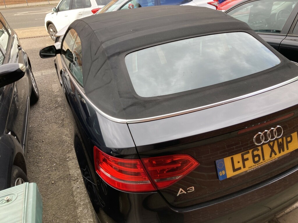 Audi A3 Cabriolet 1.2 Tfsi Sport Black #4