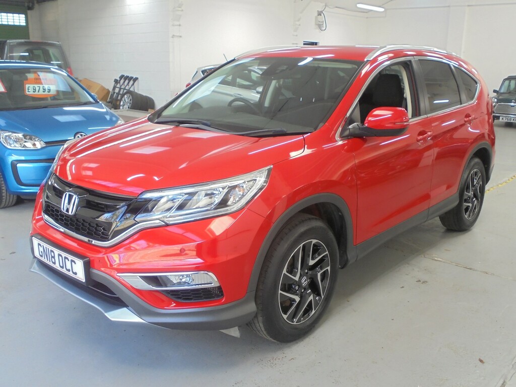 Honda Cr-V 1.6 I-dtec Se Awd Plus Sat Nav Red #4