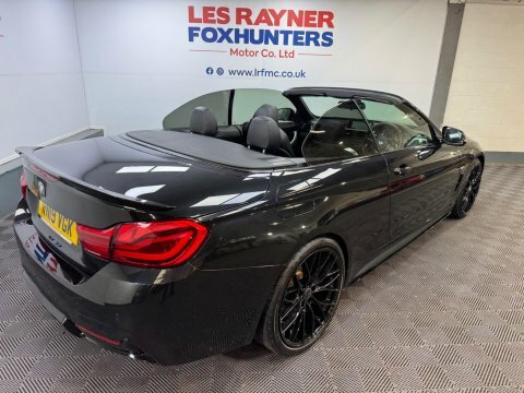 BMW 4 Series 2.0 420D M RN19VGK Black #2