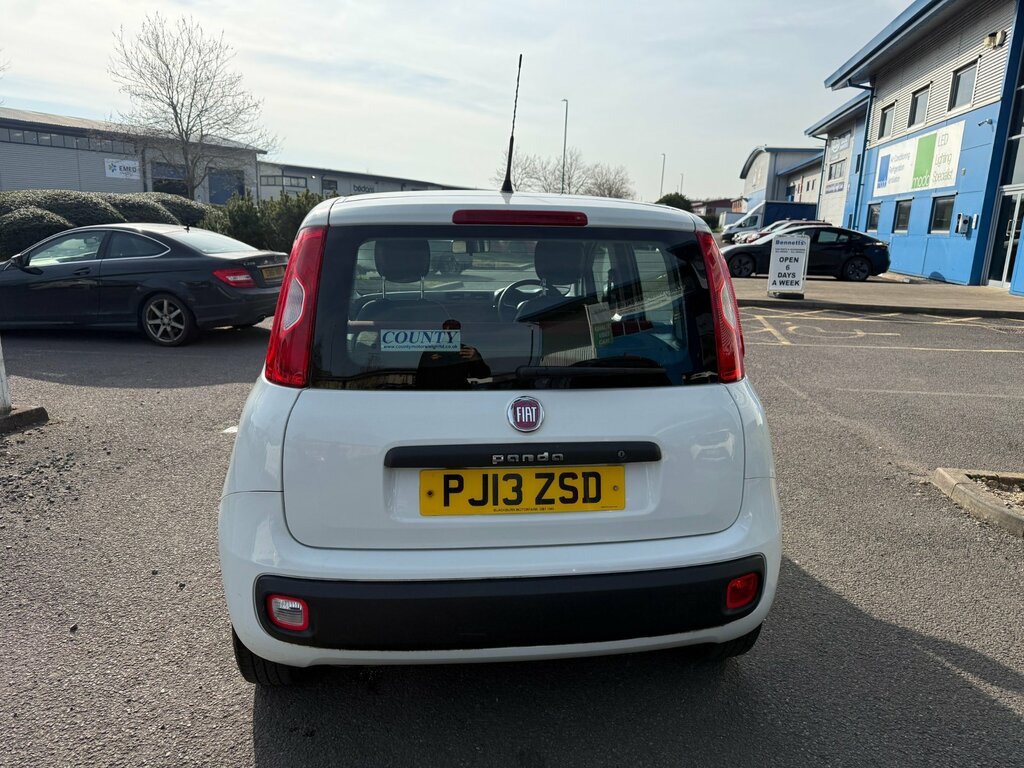 Fiat Panda 1.2 Pop Hatchback Euro 5 69 Bhp PJ13ZSD White #5