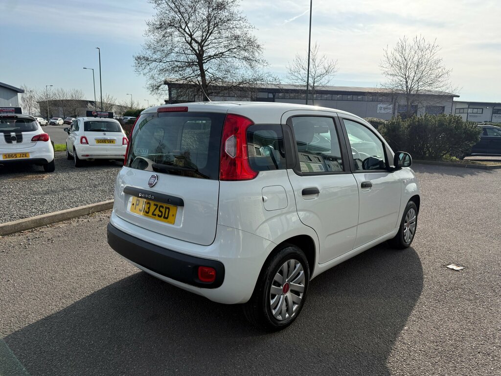Fiat Panda 1.2 Pop Hatchback Euro 5 69 Bhp PJ13ZSD White #4