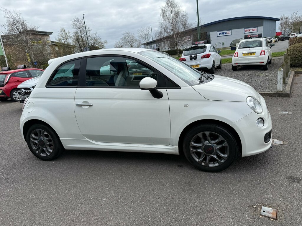 Fiat 500 1.2 S Hatchback Euro 6 Ss 69 RX14ODP White #4