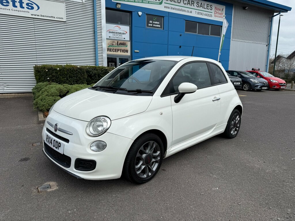 Fiat 500 1.2 S Hatchback Euro 6 Ss 69 White