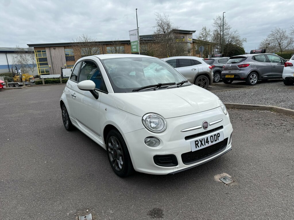 Fiat 500 1.2 S Hatchback Euro 6 Ss 69 RX14ODP White #3