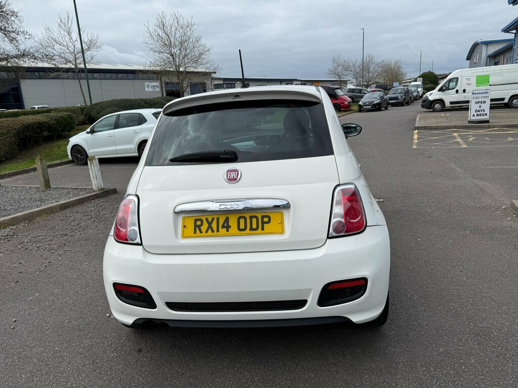 Fiat 500 1.2 S Hatchback Euro 6 Ss 69 RX14ODP White #6