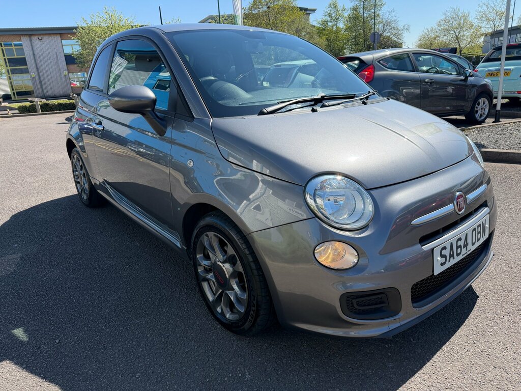 Fiat 500 1.2 S Hatchback Euro 6 Ss 69 SA64OBW Grey #3