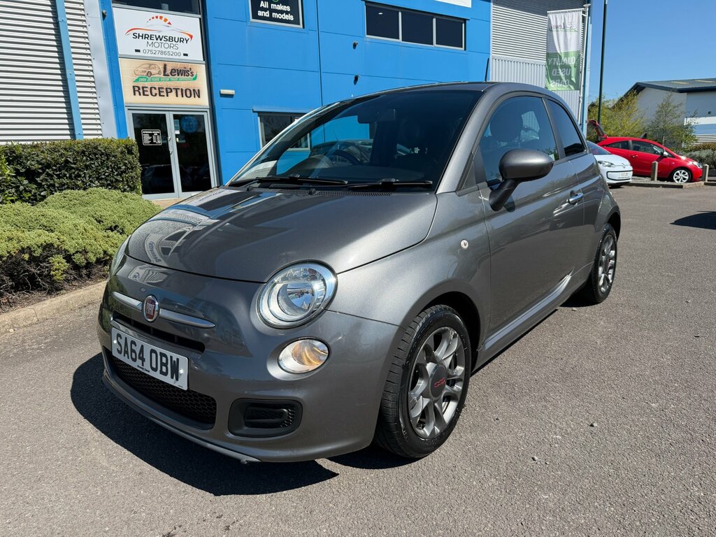 Fiat 500 1.2 S Hatchback Euro 6 Ss 69 Grey