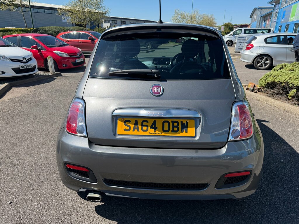 Fiat 500 1.2 S Hatchback Euro 6 Ss 69 SA64OBW Grey #6