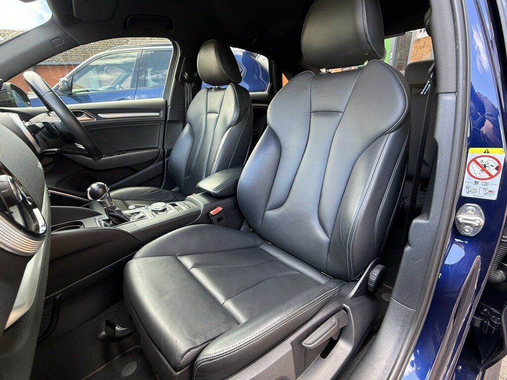 Audi S3 Saloon 2.0 Tfsi Black Edition 201767 VE67BDO Blue #4