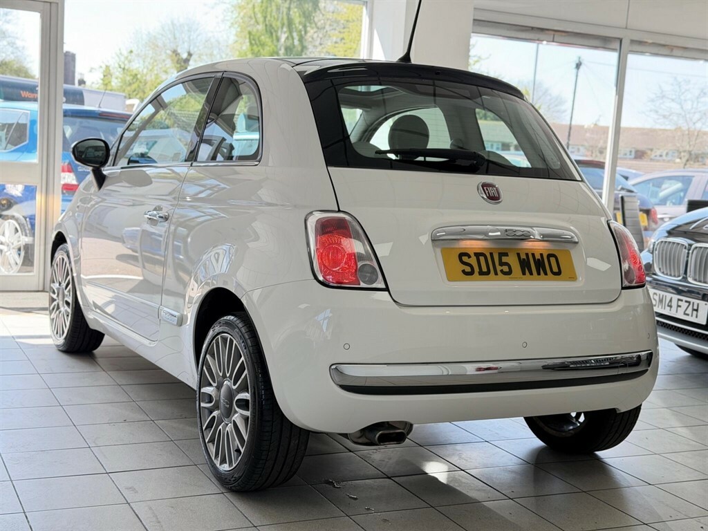 Fiat 500 1.2 8V Cult Euro 6 Ss SD15WWO White #6