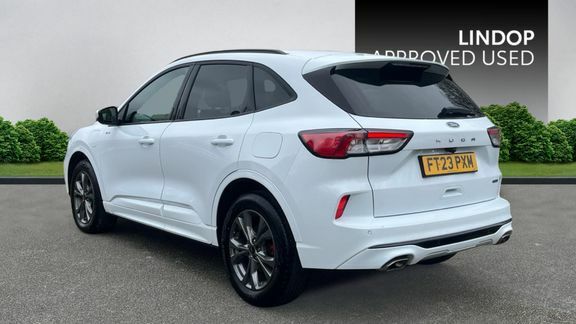 Ford Kuga 2.5 Ecoboost Duratec 14.4Kwh St-line Cvt Euro 6 S FT23PXM White #4