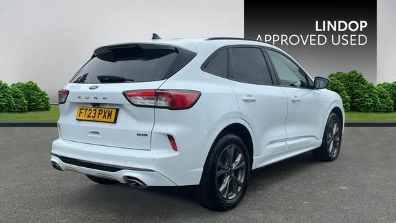 Ford Kuga 2.5 Ecoboost Duratec 14.4Kwh St-line Cvt Euro 6 S FT23PXM White #2
