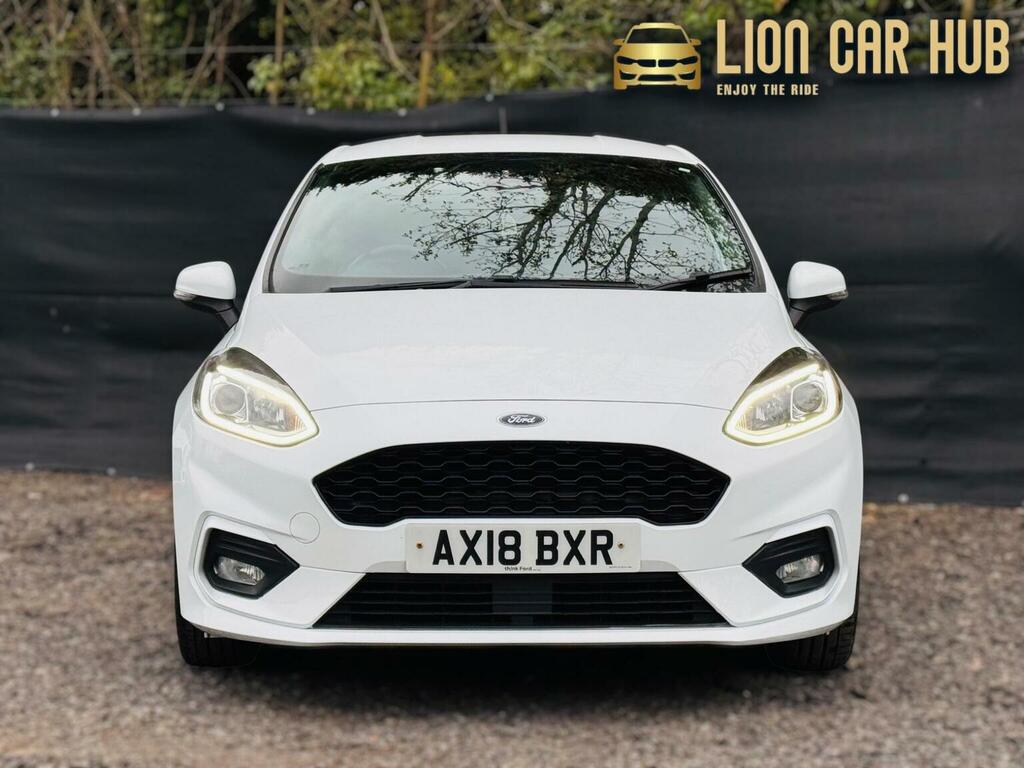 Ford Fiesta 1.0T Ecoboost St-line Euro 6 Ss AX18BXR White #4