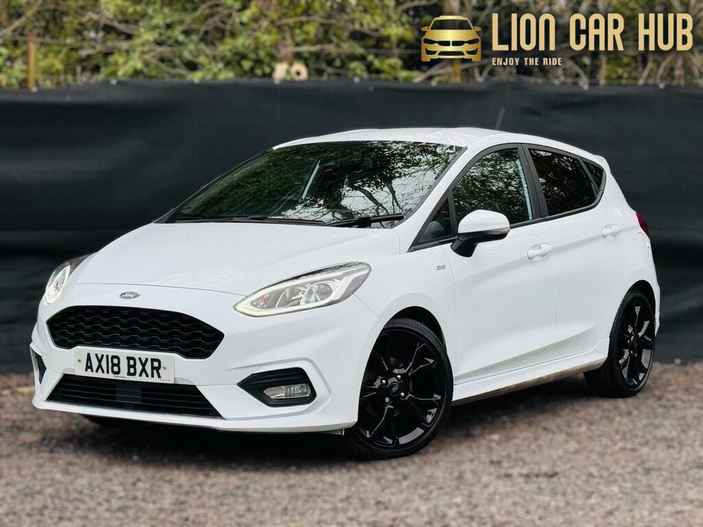Ford Fiesta 1.0T Ecoboost St-line Euro 6 Ss AX18BXR White #5