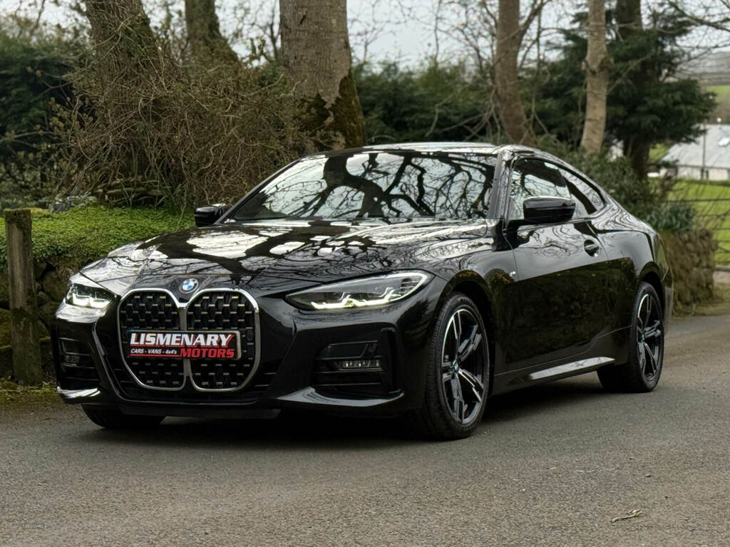BMW 4 Series 420D Xdrive Mht M Sport Step PO22TXZ Black #6
