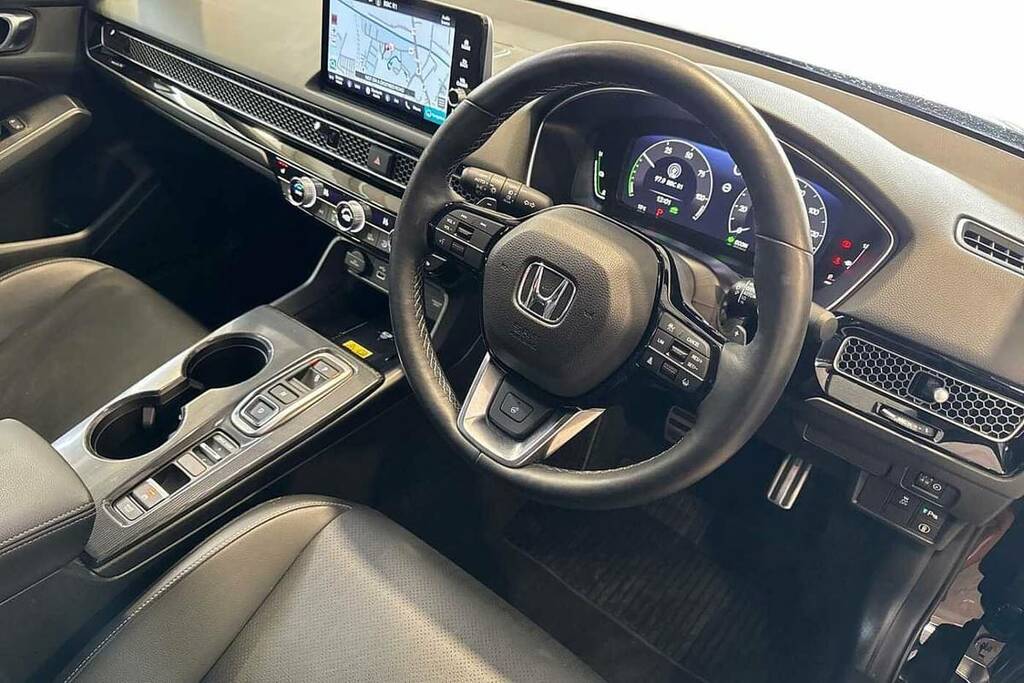 Honda Civic 2.0 Ehev Advance Cvt Black #6