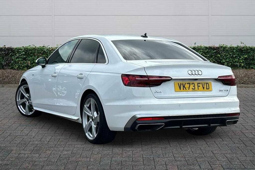 Audi A4 35 Tdi S Line S Tronic VK73FVD White #3