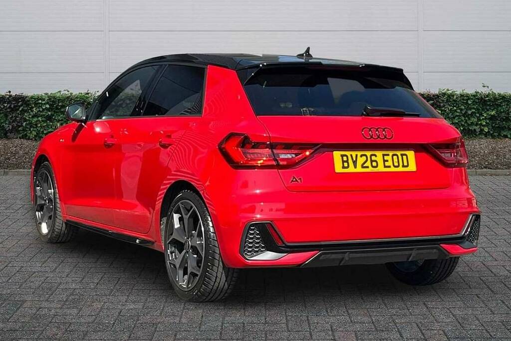 Audi A1 30 Tfsi Black Edition S Tronic BV26EOD Red #3