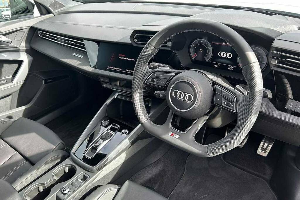 Audi A3 1.5 Tfsi 150 Black Edition S Tronic VO26FKU White #6