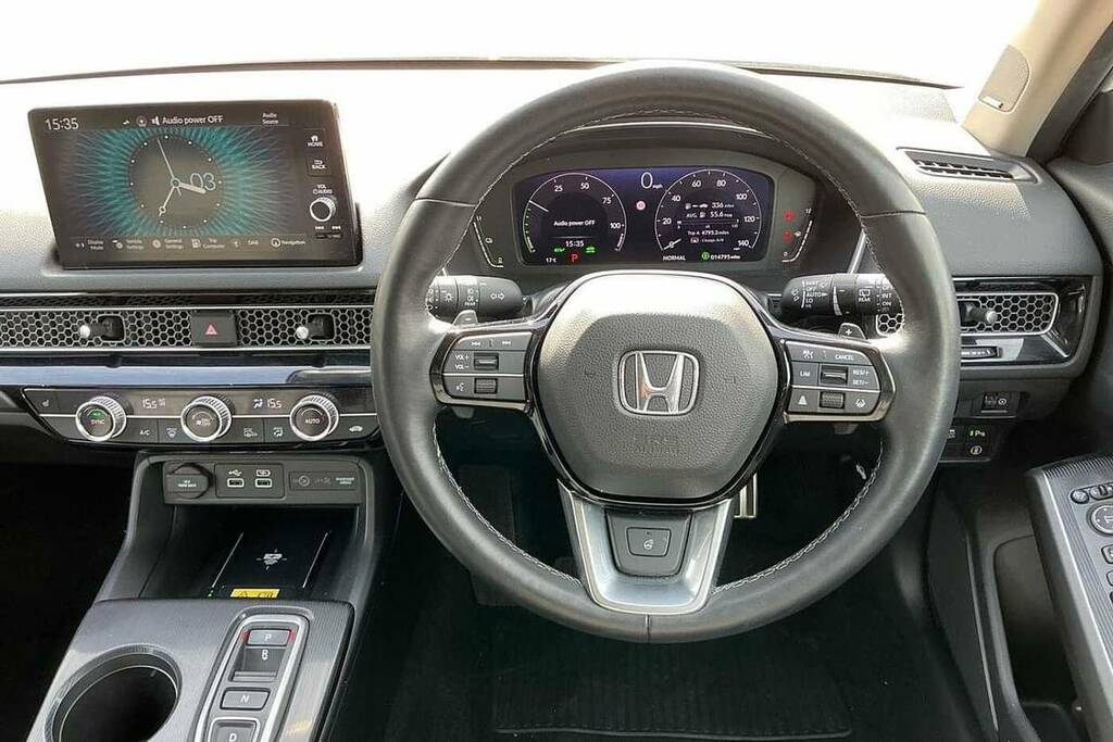 Honda Civic 2.0 Ehev Advance Cvt White #6
