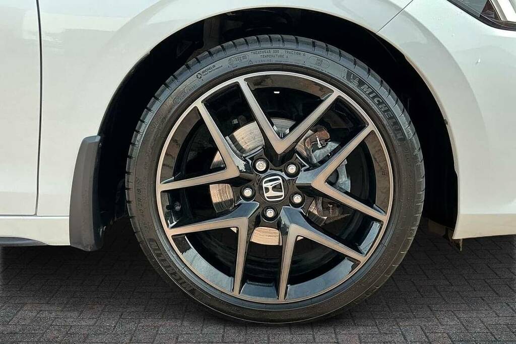 Honda Civic 2.0 Ehev Advance Cvt White #5