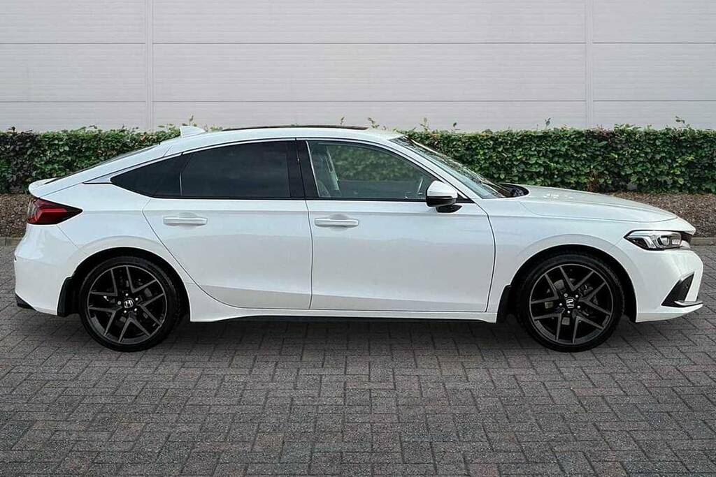 Honda Civic 2.0 Ehev Advance Cvt White #4