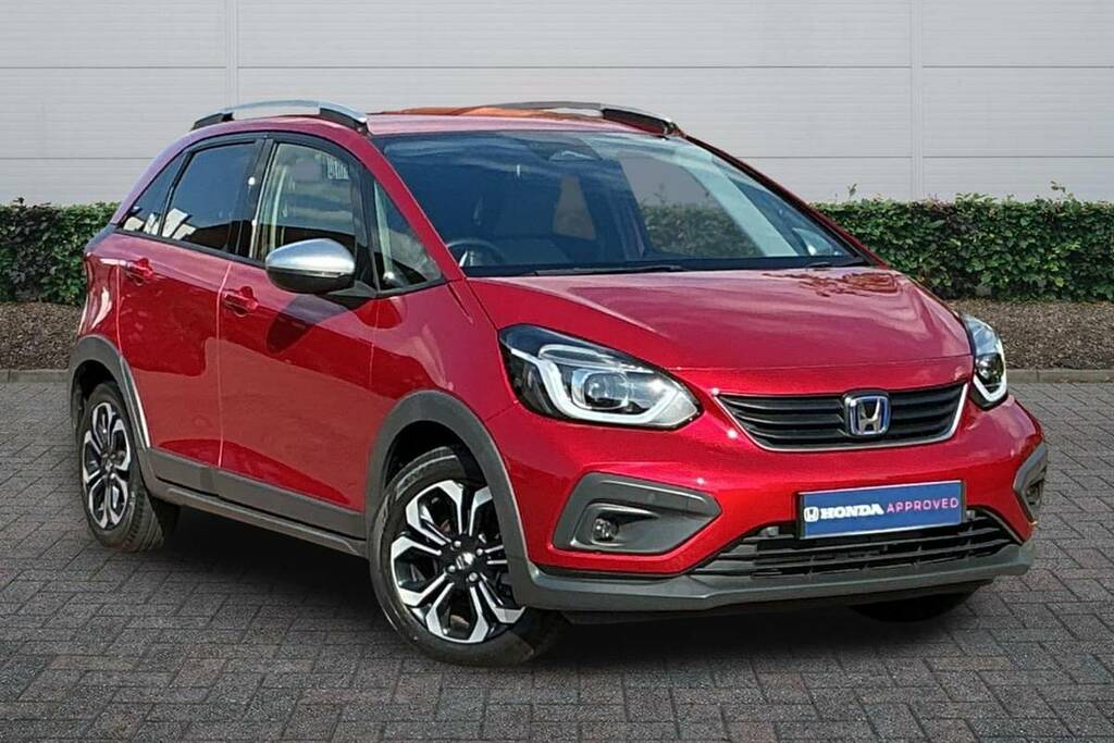 Honda Jazz 1.5 I-mmd Hybrid Crosstar Ex Ecvt Red