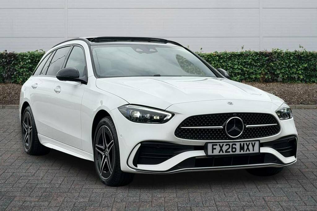 Mercedes-Benz C Class C300e Amg Line Premium Plus 9G-tronic White