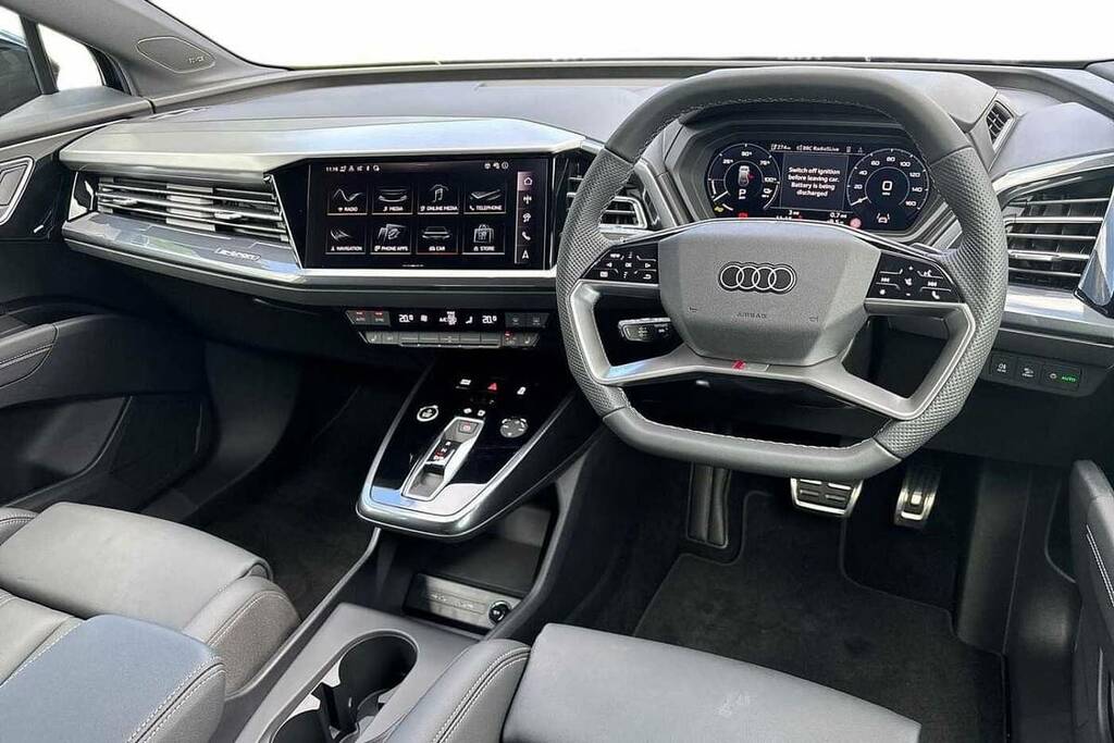 Audi Q4 E Tron 210Kw 45 82Kwh Black Edition Blue #6