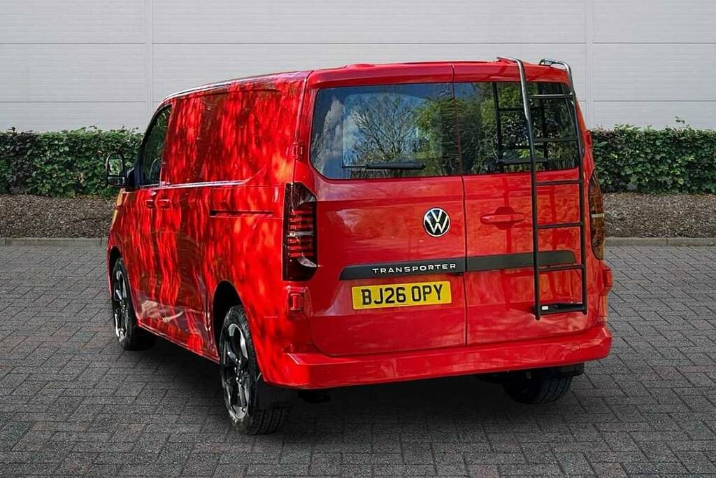 Volkswagen Transporter 2.0 Tdi 150 Commerce Pro Van 4Motion BJ26OPY Red #3