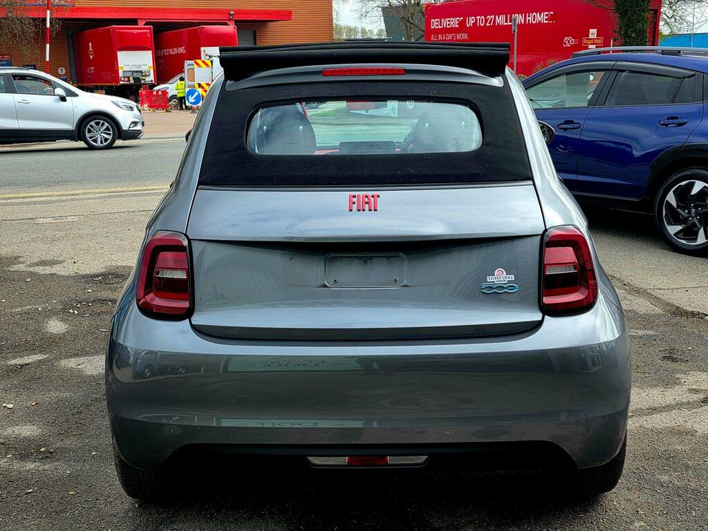 Fiat 500E C 42Kwh Red Grey #4