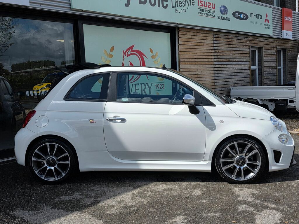Abarth 595 1.4 T-jet Turismo Cabrio Euro 6 White #2