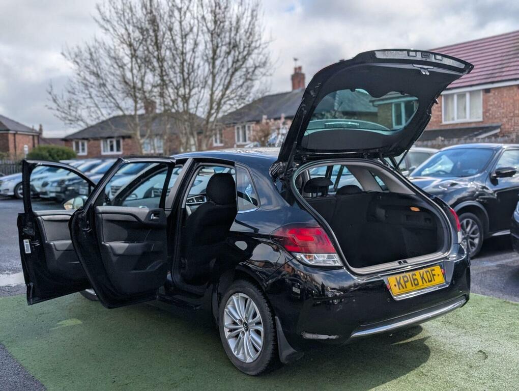 Citroen C4 Hatchback 1.6 Bluehdi Flair Euro 6 Ss 2016 Black #3