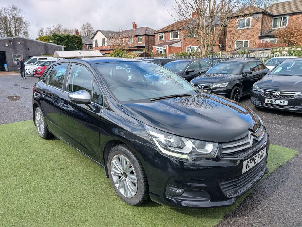 Citroen C4 Hatchback 1.6 Bluehdi Flair Euro 6 Ss 2016 Black #5
