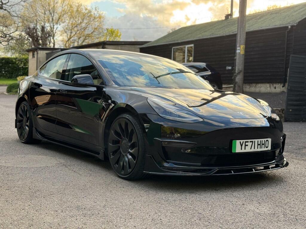 Tesla Model 3 Saloon Dual Motor Performance 4Wde Per Black