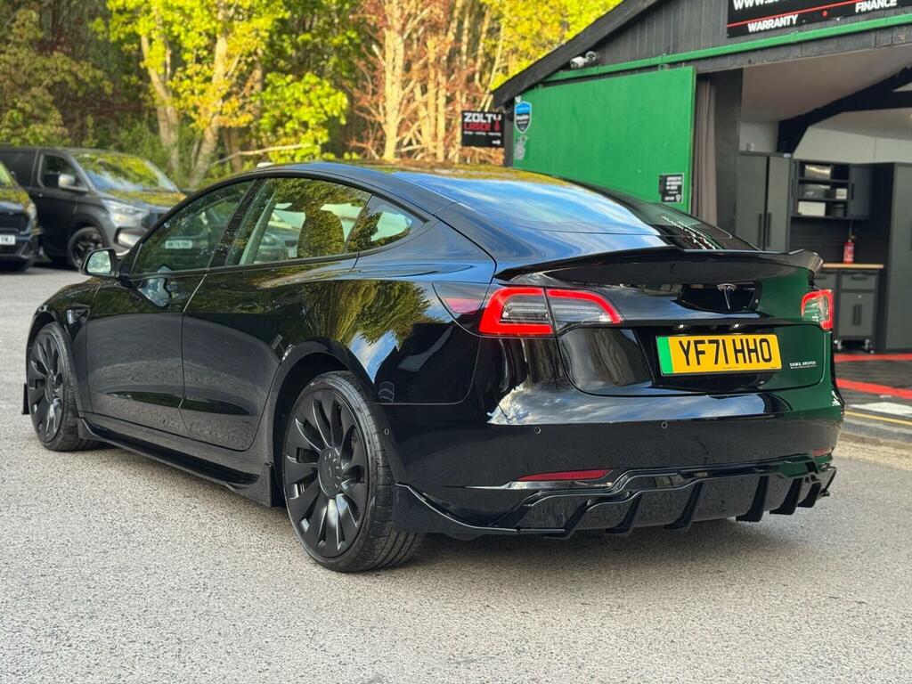 Tesla Model 3 Saloon Dual Motor Performance 4Wde Per YF71HHO Black #2