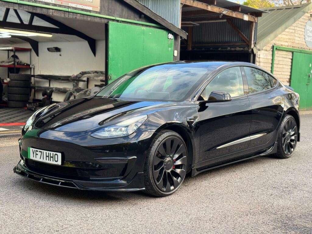 Tesla Model 3 Saloon Dual Motor Performance 4Wde Per YF71HHO Black #5