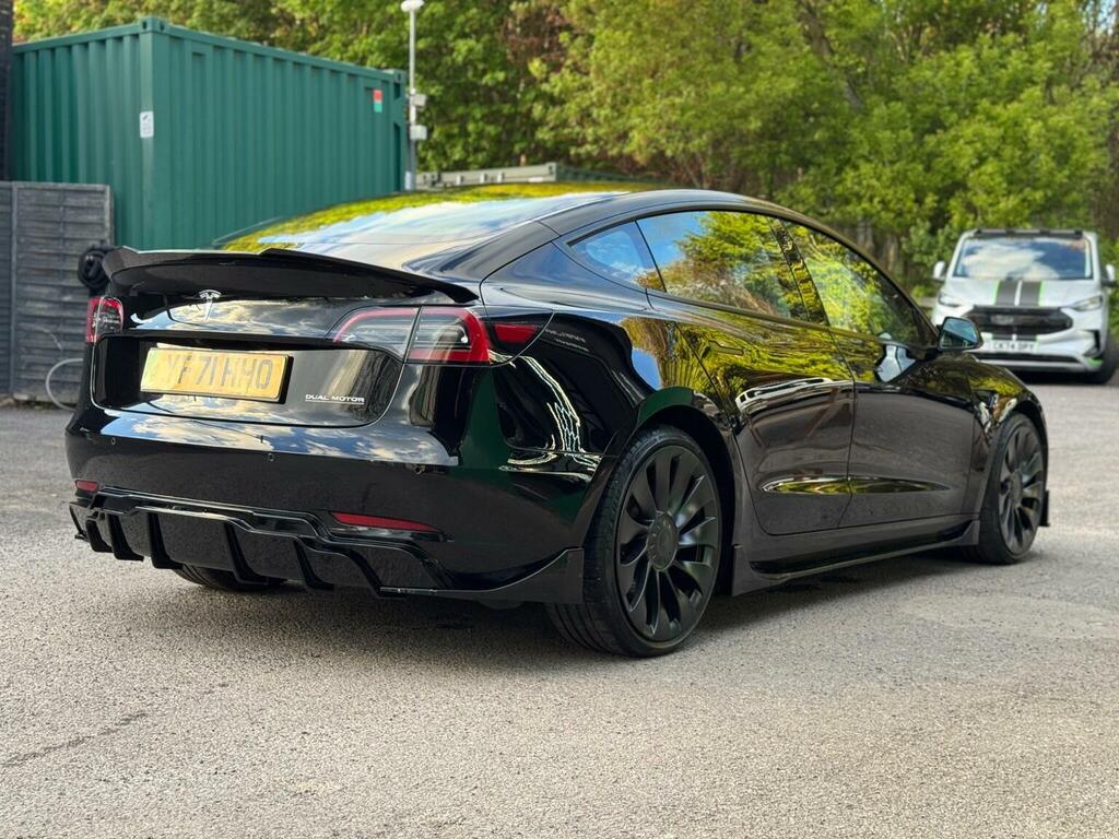Tesla Model 3 Saloon Dual Motor Performance 4Wde Per YF71HHO Black #6