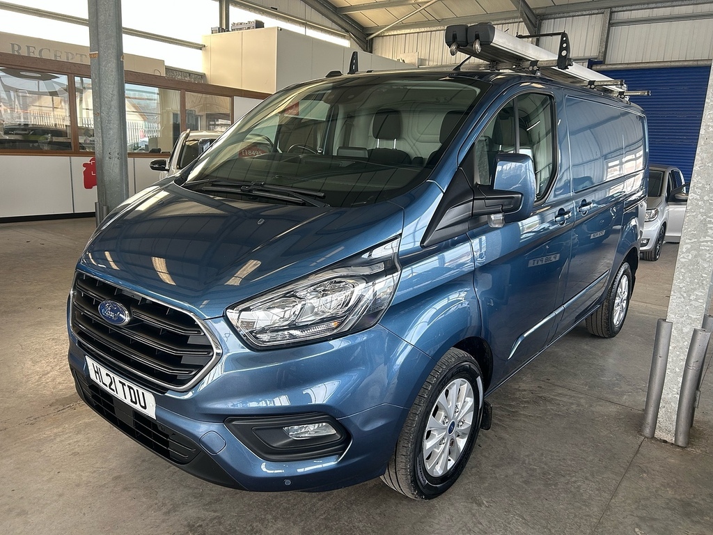 Ford Transit Custom 2.0 280 Ecoblue Limited Panel Van Manua HL21TDU Blue #2